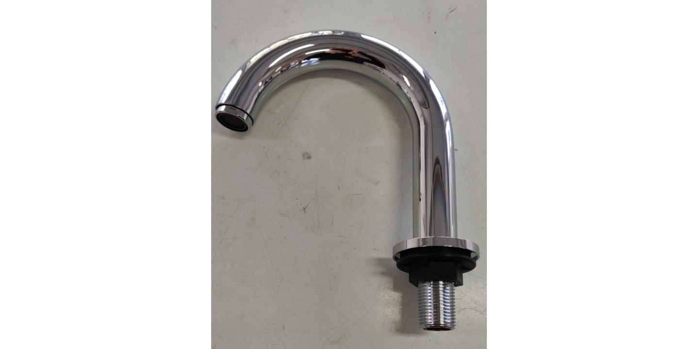 Swan neck spout diameter 26 Chrome